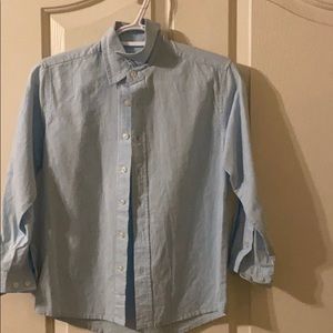 Boys Jean wash long sleeve shirt